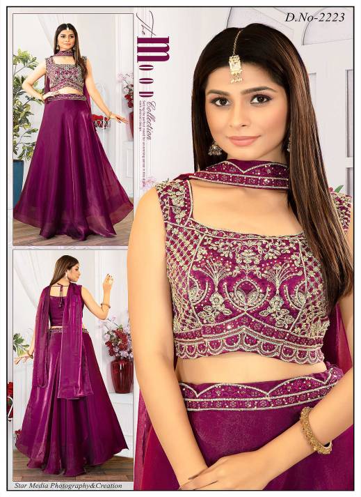 Crepe Top Lehenga with Georgette Fabric – Best Collection | Ajmera Fashion  in Surat